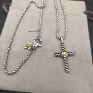 David Yurma Necklace Designer Halsband Retro Cross Necklace för män Kvinnor Halsband Cross Custom Pendant Designer Jewelry Classic Luxury Lover Necklace 24SS 883