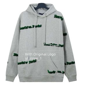 Louiseviution Designer Hoodie arssitys hoodie Мужчины, женщины, напечатанные буквы весна и осень легкий вес.