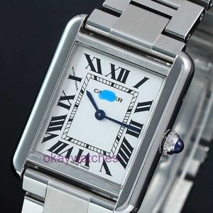 AAAA CRRATRE Designer Wysokiej jakości automatyczne zegarki Seria zbiorników 31x24 4 mm kwarcowy zegarek W5200013