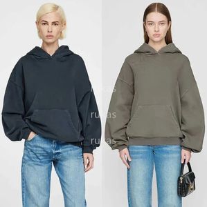 Sweatshirt yeni kazak gündelik moda mektubu vintage baskı yuvarlak boyun pamuk trend gevşek çok yönlü hoodies üstleri xs-l