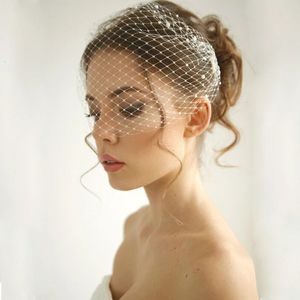 Moda Bridal Birdcage Véu para mulheres Chapéus e Fascinadores de Fascinadores Acessórios para Cabelo 240516