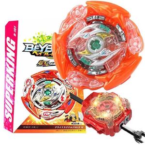 4D Beyblades Box Set B-161 Glide Ragnark Super King B161 Top giratório com Spark Launcher Box Kids Toys for Children Q240522