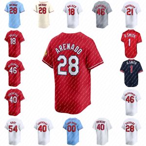 Nolan Arenado Baseball Jersey Lars Nootbaar Walker Willson Contreras Sonny Gray Paul Goldschmidt Yadier Molina Masyn Winn Miles Miles Miles Mikolas Pedro strony Ozzie Smith