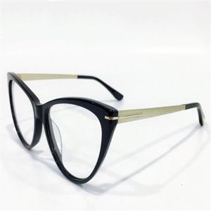 Nowy projekt mody optyczny okulary 5354 Cat Eye Ramka Prosty popularny styl lekki i wygodny w noszeniu przezroczyste okulary 315G