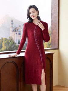 Casual Dresses 2024 Autumn And Winter Women's Arrival Large Size Dress