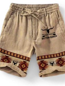 Shorts masculinos calças de praia masculino totens de vaca 3D shorts impressos masculino shorts respiráveis shorts shorts fitness shorts mensagens hombre q240522