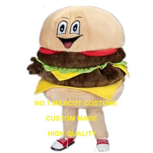Nowy burger kostium maskotki rozmiar dla dorosłych kreskówka Ham Hamburg Hamburger Temat fast food Kostium anime Kosze karnawałowe 2966 kostiumy maskotki