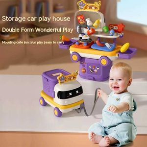 Kitchens Play Food Kitchens Play Food Childrens playhouse dental set kitchen cooking toys car storage box indoor interactive gifts WX5.21