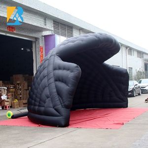 Aufblasbare Zelthersteller schwarzer Blow -up -Event Zelt für westliche Partydekoration