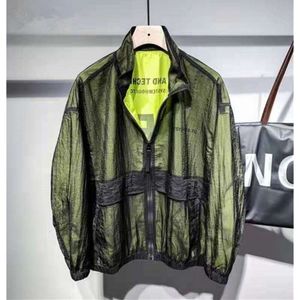 2024 Summer New Trendy Brand Men's Casual Fashion Spring and Autumn Loose Trendy Print Jacket Coat