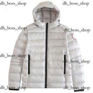 Kurtka Goose Crofton Coat Mens Goose Parka White Duck Down Jackets Essentials-Clothing Winter Empear Womens Parka Ladys z odznaką S-XL Goose Kurtka 536