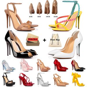 Red Bottom High Heels Christians Louboutins heels Luxus Designer Red Bottoms Frauen High Heels Kleid Schuhe Point Toe Pumps Rot Sohle So Kate Sexy Stiletto Kalbsleder 【code ：L】