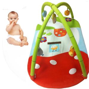 Decken 2024 Kinderdecke Forest Oval Game Baby Musik Spielzeugkriechständer Fitness Rack Matte für Großhandel