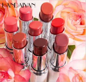 Handaiyan Natural Rose Essence Matte Lipstick Lip Balm Brighten Waterpronation Longing Lobing Makeup Cosmetics Maquiagem7771176