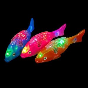 LED Toys Luminous Swinging Fish Led Peixe elétrico Adequado para meninas e meninos pré -escolares com música liderada por flash Outdoor Festival Frele Market Supply Supply
