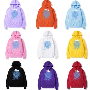 Tasarımcı Erkek Moda Hoodie Takip Hoodies Erkekler İçin Sweatpants Genç Thug Web Baskılı Sweatshirt Kadın Köpük Mektup Baskı Hip Hop Stil Sweatshirt