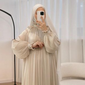 Abbigliamento etnico Ramadan Shiny Abayas for Women Muslimeled Wipple Party Dress Dubai Abaya Turchia Kaftan Eid Djellaba Jalabiya Islamic