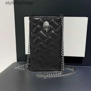 Cross Body Evening Bags New Damen Mobiltelefontasche mit Diamond Mesh -Kette Schulter Brandneue Metal Eagle Head Cross 2024 H240523