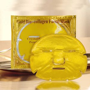 24K Gold Colagen-Crystal Beauty Sposobic Peel Off Face Facial Mask Anti Wrinkle Spa Korea Produkty kosmetyczne dla kobiet