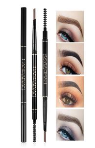 Handaiyan Waterproof Eyebrow Pencil Whole Automatic Eye Brow pencils with Brush Natural Easy to Wear Makeup Tattoo Pen7909108