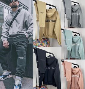 Hoodie Sweat Pants Reflective Oversize Top & Bottom Set for Men Women Hip Hop Casual Streetwear6392964