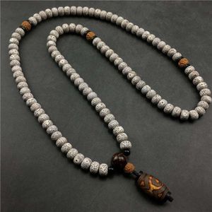 Strand SNQP Natural Star Moon Bodhisattva Necklace For Men Hainan January Buddha Beads Pendant Women Couples 108 Hand Strings