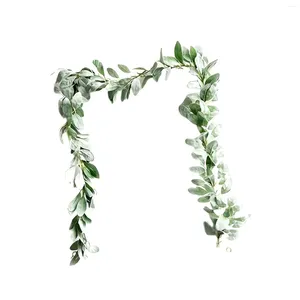 Декоративные цветы искусственное растение листьев DIY висящая гриленда -лоза для вечеринки на открытом воздухе