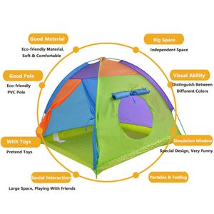 Çocuklar çadır wigwam büyük çocuklar kamp çadırları tipi bebek açık su geçirmez oyun çadır küçük ev teepee çocuk