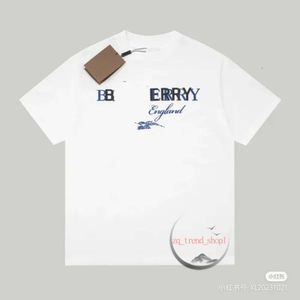 Burry Designer Shirt Luxury Brand Tshirt for Men Fashion Letters 100% Cotton Summer Short Sleeve High-end Luxury Brand Casual Tops Shirt 2024new 591
