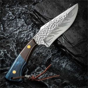 Noża polowań kempingowych Kute nóż Boning ze stali nierdzewnej Butcher Krojenie nożem ręcznie robione noże