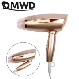 ヘアドライヤーDMWD 1800W折りたたみ可能なプロフェッショナルドライヤーホットエアハンドルサロンスタイルQ240522