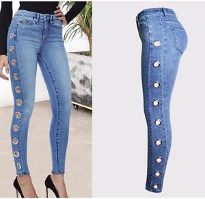 Женщины 039s джинсы весны женщины с высокой талией плюс размер винтажные джинсовые штаны скинни отбеленные хлопковые карандашные карандашные карандаш 3932549