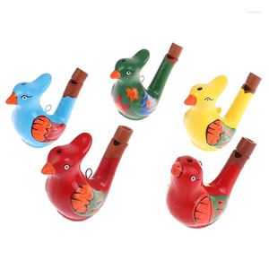 Party bevorzugt 1PC farbige Ding Wasservogel Pfeife für Kinder frühes Lernen Kinder Kinder Spielzeug Musikinstrument Badezeit Drop de dhp8l