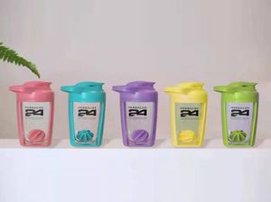 Herbalife Nutrition 24fit Classic Loop Multi Color Top Shaker Sport Praktische Wasserflasche mit PP Whisk 500ml9731791