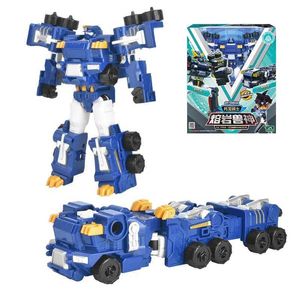 Transformation Toys Robots Novos TOBOT GD Arcbolt Paragon Transforming Robot para carro Toy Korea Cartoon Brothers Anime Tobot Transformation Car Cross Wind Toys Y240523