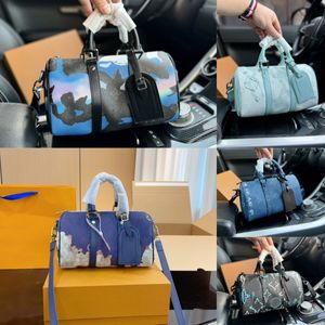 24SS -Luxusdesigner für Männer für Männer neue tragbare Reisetasche abnehmbare verstellbare Gurte Herrenhandtasche Umhängetasche Crossbody Bag Hopros Outdoor Reisetasche 25 cm