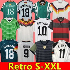 Coppa del Mondo 1990 1992 1994 1998 1988 Germania Retro Littbarski Ballack Soccer Jersey Klinsmann Matthias Shirt Home Kalkbrenner Jersey 1996 2004 666