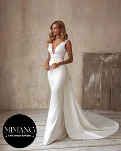 Elegant Mermaid Wedding Dresses Boho Wedding Bridal Gown plus size wedding dress