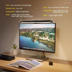 Table Lamps Led Monitor Light Bar Computer Office Reading Screen Hanging Desk Stepless Dimming PC For Study Room