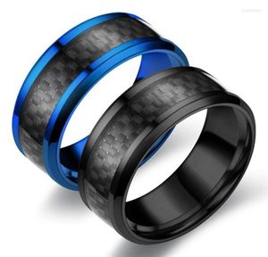 Обручальные кольца 8 мм Men39s вольфрамовый карбид серебряный кольцо в инкрустации черноглеродного волокна для мужских вечеринок модные украшения подарки S9712934