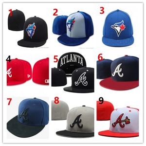 Heta män duk baseball kepsar designer hattar kvinnor monterade mössor mode fedora bokstäver ränder män casquette beanie hattar storlek 7-8 l3