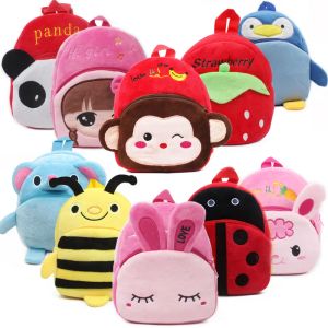 Factory wholesale 38 design schoolbags plush backpack cartoon games film and television peripheral backpack children's gift