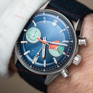 Original Superclone AAAAA Mens Watch Carrera Skipper Watches Chronograph Wristwatches Mirror Quality Designer Luxury Watches for Men Montre Dhgate New