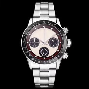 Luxury Mężczyźni Watch Vintage Perpetual Paul Newman Automatyczne zegarki mechaniczne ze zegarków ze stali nierdzewnej męskie zegarki na ręce zegarki #668 2420