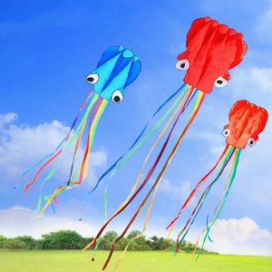 Acessórios de pipa Octopus pipa voando pipa macia brinquedos para crianças pipas kite flow bird butterflies butterflies voando kite novo