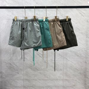 24SS Spring Summer Europe USA Little Silicone Logone Logon Working Metal Metal Nailon Shorts Женщины мужчины Скейтборд Хай -стрит Бегут Средние брюки, пробежающие короткие спортивные штаны 0523