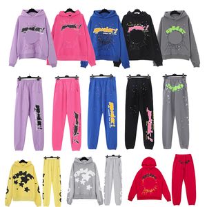 designer hoodies unga thug män kvinnor hoodie hoodie hög kvalitet skum tryck webb grafiska rosa tröjor y2k tröjor oss s-xl designer hoody tracksuit byxor t-shirt