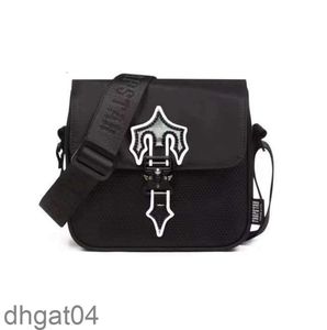 2024 Trapstar Irongate T Messenger Crossbody Bag luksusowe projektant mężczyzn moda czarne ramię na świeżym powietrzu Wodoodporne torby YU5513