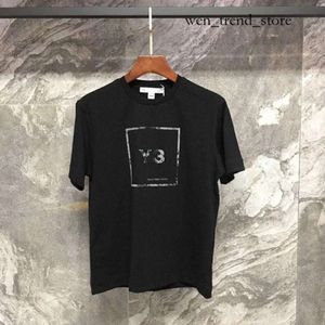 Y3 t shirt 23ss överdimensionerad kort ärm t shirt designer tshirt tryckt tröja rund nacke tee casual bomull tshirts mode polos topp pullover skjortor y3 kort 302