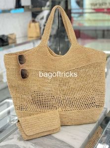 Tote Bag Designer Women Luxury Handbag Raffias Hand-Embroidered Straw High Quality Beach Large Capacity Totes Shopping Shoulder Bags Purse